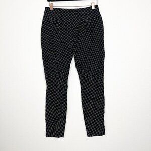Cabi Seaside Chic Black White Polka Dot Trouser Pant Style #5175 Womens 6